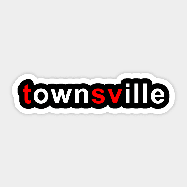 Townsville Airport Code, TSV Airport Sticker by Fly Buy Wear